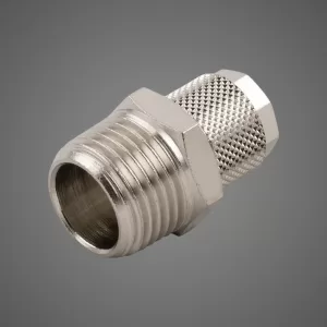 Straight Male Adaptor Knurled Nut