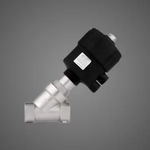 ODE Stainless Steel Angle Seat Valve N.C. 1 1/4"