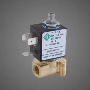 ODE Solenoid Valve 3/2 Way N.C. Direct Acting - Hose Connection Exhaust 1/8"